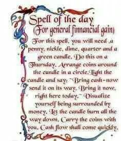 ????? Money Magick, Dream Money, Money Spells Magic, Find Job, Money Prayer, Money Spells That Work, Good Luck Spells, Spells For Beginners, Voodoo Spells