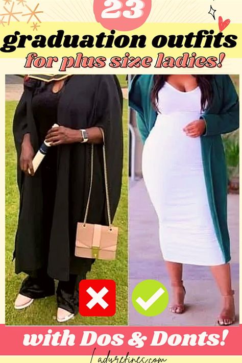 21 casual graduation outfit ideas plus size - Fashion advice woman tips, fashion ideas . summer graduation outfit ideas plus size, graduation outfit ideas high school, graduation outfit ideas university, graduation outfit ideas college, graduation outfit ideas for mom classy, what to wear for graduation ceremony grad dresses, what to wear for a graduation party casually, graduation outfit ideas in winter, graduation outfit ideas black girl, outfit ideas for women Winter Graduation Outfit Ideas, Graduation Dress Ideas University, Summer Graduation Outfit, Graduation Outfit Ideas Plus Size, Plus Size Graduation Outfit, Graduation Dress For Mom, Plus Size Graduation, Outfit Ideas University, Graduation Dress College Classy