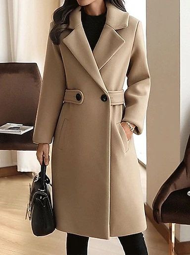 Long Winter Coats Women, Mode Mantel, Long Peacoat, Cashmere Outfits, Winter Fashion Coats, Long Winter Coats, Long Coat Women, Outer Wear, Winter Chic