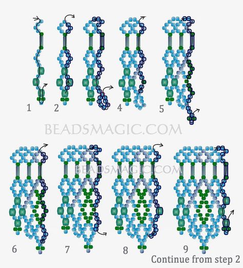 Free pattern for beaded necklace Greenland   U need: seed beads 11/0 bugles beads faceted chezh beads 3 mm Beaded Necklace Pattern, Diy Necklace Patterns, Simple Beaded Necklaces, Diy Bracelets Tutorials, Beaded Necklace Patterns, Beading Netting, Beading Patterns Free, Beading Techniques, Necklace Patterns