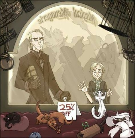 Draco taking Scorpius to the pet store hahaha White Ferret, Scorpius And Rose, Scorpius Malfoy, Malfoy Family, Harry Potter Next Generation, Glume Harry Potter, Severus Rogue, Theme Harry Potter, Harry Potter Comics