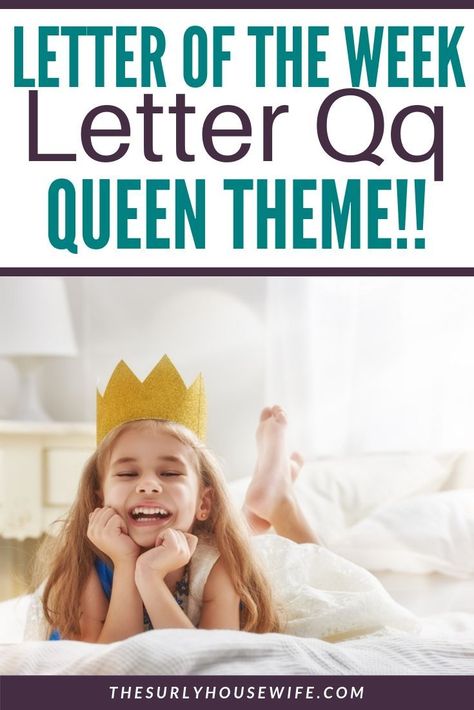 Are you teaching your homeschooler the alphabet? Click here for Letter Q activities, books, and crafts to use in your home preschool! | Letter of the Week Q activities | Queen activities | Letter Q Activities, Preschool Letter Of The Week, Letter Q Crafts, Books And Crafts, Homeschool Art Projects, Home Preschool, Crafts For Preschoolers, Preschool Letter, Bored Kids