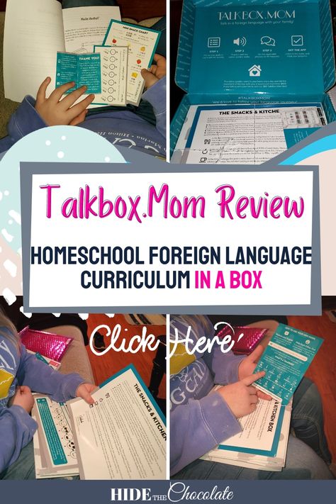 My youngest decided she wanted to learn Chinese. Enter Talkbox.Mom, a homeschool foreign language curriculum subscription box with the added bonus of teaching the whole family! Homeschool Foreign Language, Homeschool Curriculum Planning, Homeschool Advice, Homeschool Elementary, How To Start Homeschooling, Homeschool Kindergarten, Language Study, Teacher Teacher, Learn Chinese