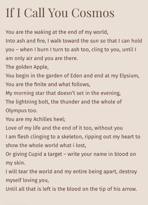 Part of my ‘Dear Aphrodite’ poetry collection, up on my blog From Tegan now. Poems on love, pain and heartbreak, as well as a load more themes explored in my ‘Letters to Goddesses’ Aphrodite Poem, Aphrodite Poetry, Poems On Love, Love Pain, Golden Apple, I Call You, Poetry Collection, Garden Of Eden, Love Poems