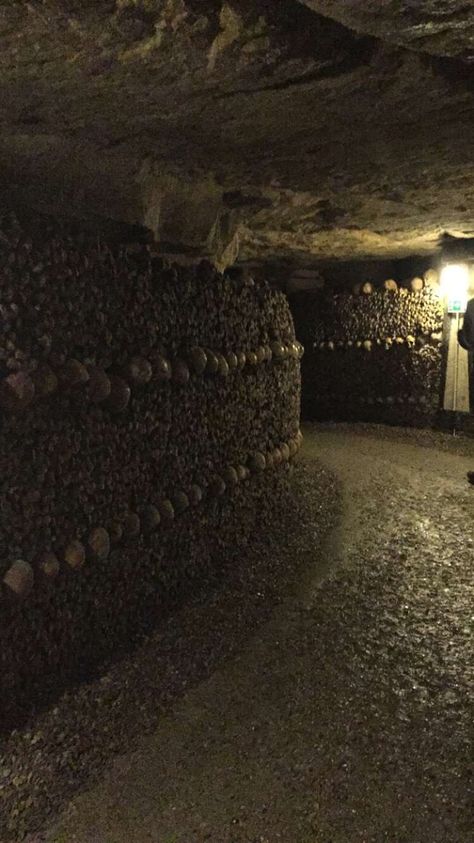 Paris Catacombs Aesthetic, Catacombs Aesthetic, French Catacombs, Victor Aesthetic, Paris Catacombs, Masterpiece Theater, Spooky Places, The Catacombs, Dark Images