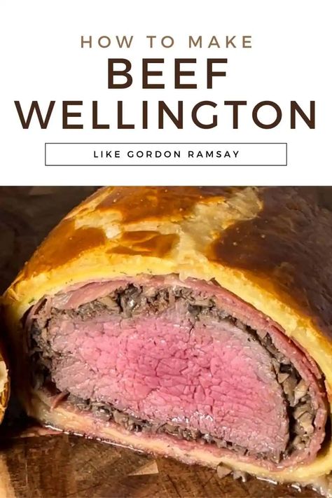 The Gordon Ramsay Beef Wellington is an iconic dish known for its tender beef fillet wrapped in layers of savory duxelles, prosciutto, and puff pastry. While it may seem intimidating, with the right approach, you can recreate this show-stopping meal at home. Whether you’re hosting a special occasion or just looking to challenge yourself in the kitchen, these expert tips will guide you to perfecting every element of this classic recipe. Beef Wellington Videos, Beef Wellington Recipe Easy, Best Beef Wellington Recipe, Gordon Ramsay Beef Wellington, Easy Beef Wellington, Wellington Recipe, Beef Wellington Recipe, Beef Filet, Beef Fillet