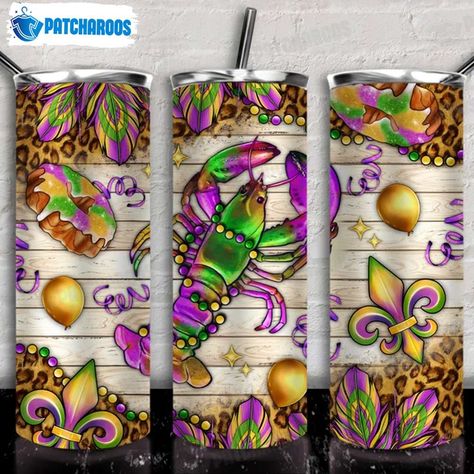 Mardi Gras Festival With Crab Tumbler Fat Tuesday Gifts Check more at https://patcharoos.com/product/mardi-gras-festival-with-crab/ Mardi Gras Tumbler, Mardi Gras Festival, Fat Tuesday, Printable Vinyl, Tumbler Wrap Png, 20 Oz Tumbler, Tumbler Png, Png Download, Transfer Paper