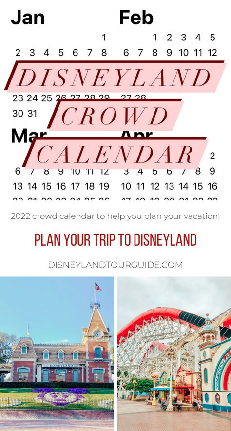 Best Time To Visit Disneyland 2023, Disneyland Crowd Calendar 2023, Disneyland Spring, Disneyland Honeymoon, Disneyland Crowd Calendar, Disneyland Vacation Planning, Disneyland Map, Disneyland Ca, Disney Magical