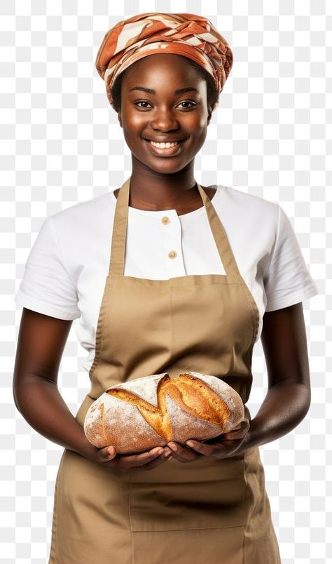 Bread Png, Baker Bread, Person Png, Black Chef, Fresh Baked Bread, Mark Icon, Bread Food, Female Chef, Car Furniture