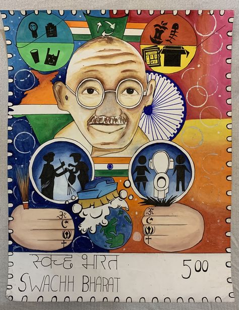 Swachh Bharat Posters, Poster Making Topics, Swachh Bharat Drawing Ideas, Swachh Bharat, Make India, Art Competition Ideas, Posters Ideas, Scrapbook Pictures, Anime Paper