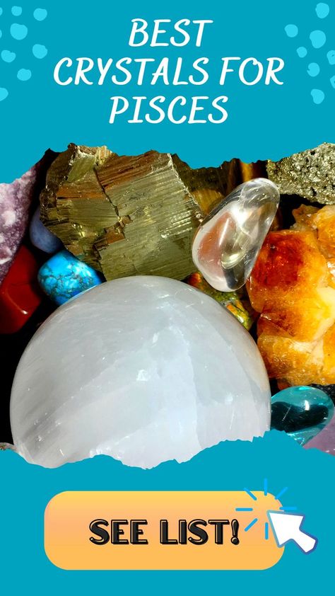 Best Crystals for Pisces Crystals For Pisces, Power Of Crystals, Best Crystals, Inner Power, Live Your Best Life, Star Sign, Astrology Signs, Best Life, The List