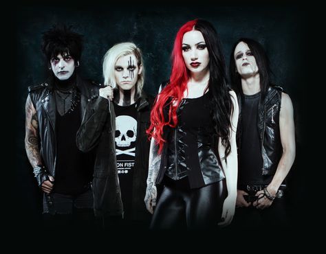 New Years Day Band, Ash Costello, Ashley Costello, Ricky Horror, Band Poster, The Pretty Reckless, Alternative Metal, Goth Beauty, Of Mice And Men