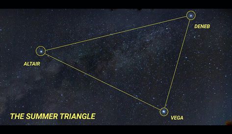 Altair And Vega, Altair Star, Vega Star, Ancient Astronomy, Hubble Pictures, Summer Triangle, Astronomy Nebula, Helix Nebula, Star Clusters