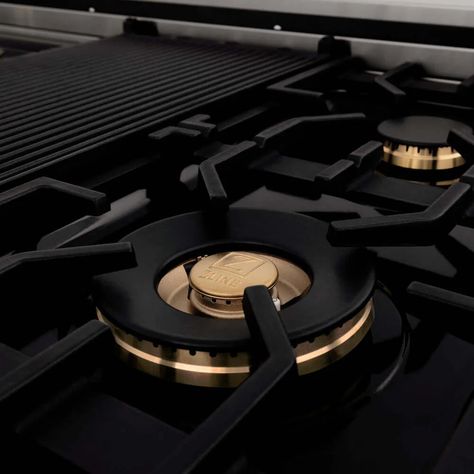 6 burner gas cooktop