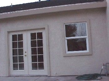 Stucco - Stucco Trim Foam Trim | FREE SHIPPING   2 x 4 flat trim| E-Z Do it yourself Install Stucco Window Trim Ideas, Stucco Trim Around Windows, Exterior Window Trim Ideas, Window Moldings, House Doors Colors, Exterior Window Trim, Exterior Design Backyard, Mexican Style Homes, Window Molding Trim