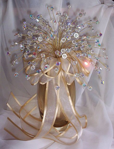 Swarovski crystal posy bouquet Crystal Wedding Bouquet, Bling Bouquet, Beaded Bouquet, Pearl Bouquet, Jeweled Bouquet, Cascading Wedding Bouquets, Crystal Bouquet, Bridal Brooch Bouquet, Crystal Centerpieces