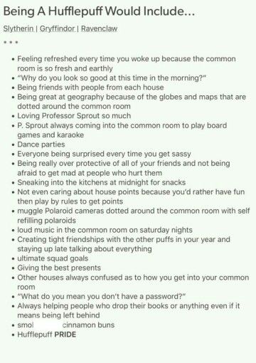 Are they speaking about me or hufflepuffs? Actually the same, I'm a hufflepuff. GO HUFFLEPUFFS!!!!!!!!!! YASSSS! Imprimibles Harry Potter, Hufflepuff Aesthetic, Hufflepuff Pride, Welcome To Hogwarts, Unknown Facts, Harry Potter Hufflepuff, Harry Potter Houses, Pride Day, Harry Potter Headcannons