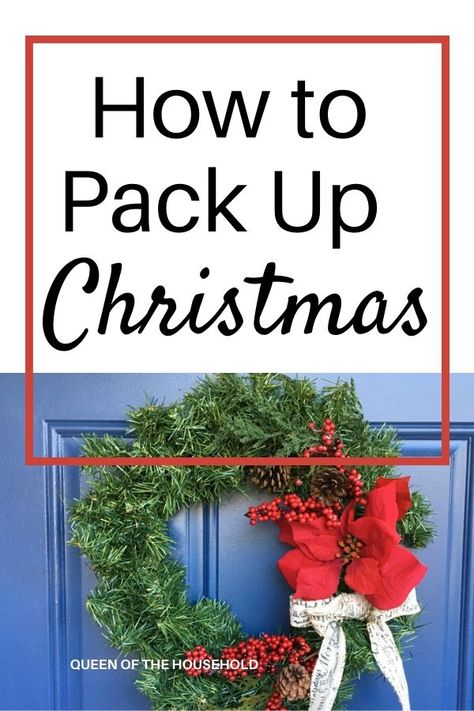 Packing Christmas Decorations, Cleaning Up After Christmas, How To Organize Christmas Decorations, Organizing Christmas Decorations, Organized Christmas Decorations, Decorations After Christmas, Up Decorations, Christmas Organization, Old Candles