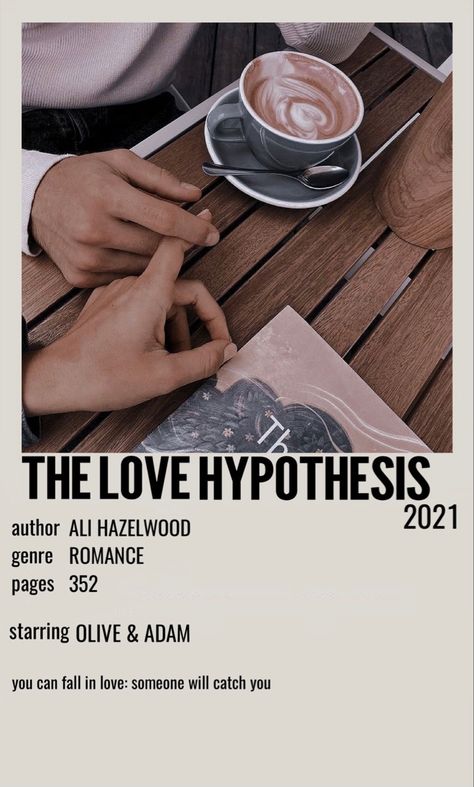 the love hypothesis minimalistic polaroid poster-aesthetic edit give credit if repost Love On The Brain Polaroid Poster, The Love Hypothesis Polaroid Poster, Books As Movie Posters, The Love Hypothesis Poster, Book Posters Polaroid, Polaroid Book Poster, Book Polaroid Poster, The Love Hypothesis Aesthetic, Love Hypothesis Aesthetic