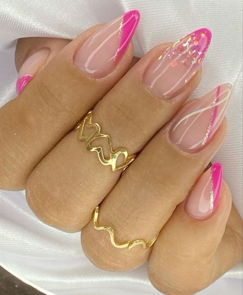 Nails Yellow, Korean Nails, Pointed Nails, Nail Art Designs Videos, Prom Nails, Fancy Nails, Chic Nails, Cute Acrylic Nails, Green Nails