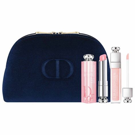 Natural Glow Essentials Gift Set - Dior | Sephora Sephora Gift Sets, Dior Gift Set, Sephora Dior, Christian Dior Makeup, Sephora Holiday, Holiday Lip, Dior Addict Lip Glow, Dior Addict Lip, Makeup Gift Sets