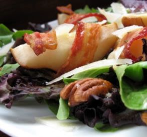 Try these 20 recipes with pears to add extra elegance to any meal or dish, from Food.com. Pear Gorgonzola Salad, Bacon Wrapped Recipes, Gorgonzola Salad, Roasted Pear, Baked Pears, Pecan Salad, Pear Salad, Apples And Cheese, Pear Recipes