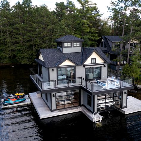 Portfolio - PattyMac Wake Boat, Boathouse Design, Cook Home, Home Cooking Recipes, Dock House, Home Made Recipes, Floating Architecture, Cook Meals, House Boats