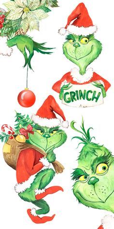 Immagini Grinch, O Grinch, Grinch Drawing, Christmas Window Painting, Christmas History, Watercolor Holiday, Le Grinch, Grinch Christmas Party, Grinch Party