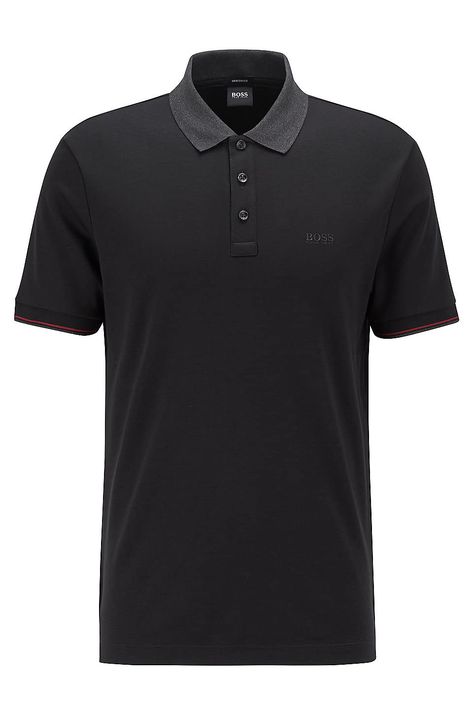 PRICES MAY VARY. 100% Cotton Hugo Boss Mens Classic Fit Item code 50443820 Interlock Soft Touch Cotton Mercerised Hugo Boss T Shirt, Boss Polo Shirt, Hugo Boss Polo, Hugo Boss Men, Boss Hugo Boss, Hugo Boss Man, Contrast Collar, T-shirt Polos, Polo Shirts