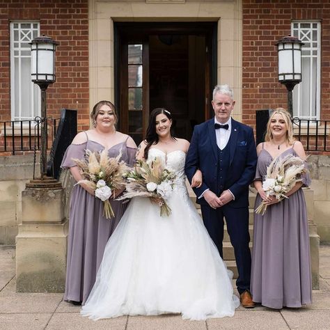 Following on from yesterday... Matching bridesmaid bouquets, to the bridal bouquet, and Beth's extra special touch for her mum to be with her on such a special day. I love to a matching set, with the bridal bouquet being the bigger focal to the bridesmaids bouquets. #pampasgrassbouquet #matchingbouquets #bridesmaidsbouquet #pampasgrass #summerweddingflowers #peonybouquet #driedflowerbouquet #driedflowersyorkshire #yorkshireweddingsuppliers #wakefieldbusiness #yorkshiresmallbusiness #knott... Dried Flower Shop, Pampas Decor, Matching Bridesmaids, Pampas Grass Bouquet, Mum To Be, Bridesmaids Bouquets, Bridesmaid Bouquets, Wedding Flowers Summer, Peonies Bouquet