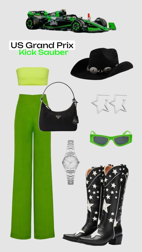 Created by TheF1nishLine on Shuffles Las Vegas Gp F1 Outfits, Usgp F1 Outfit, Formula 1 Grand Prix Outfit, F1 Grand Prix Outfits Women, F1 Wags Outfits Paddock, Races Fashion, F 1, Out Of Style, Formula One