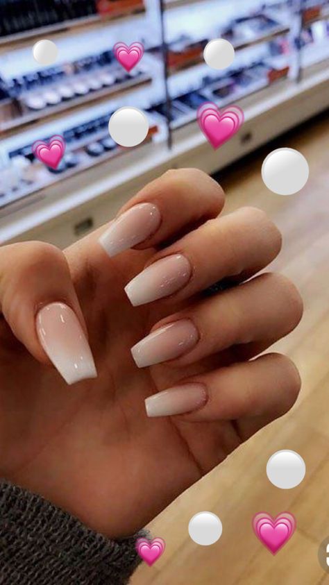 Design Hairstyle, Nail Acrylic, Nagellack Trends, French Manicure Nails, Ombre Acrylic Nails, Homecoming Nails Acrylic, Short Nail, Summer Acrylic Nails, Popular Nails