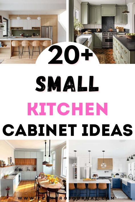 Upgrade your small kitchen cabinets with smart designs that make the most of limited space! Look into pull-out shelves, stackable organizers, and vertical dividers to keep essentials at hand and create more room. These cabinet ideas will help turn a cramped kitchen into an organized, stylish space. Small Kitchen With Tall Cabinets, Organizing Ideas For Small Kitchens, Cabinet Ideas For Small Kitchens, Tiny Kitchen Cabinets Ideas, Kitchen Cabinets In Small Kitchen, Hanging Cabinets Kitchen Small Spaces, 9 Inch Cabinet Ideas, Compact Kitchen Design For Small Spaces, Simple Kitchen Cabinets Small Spaces