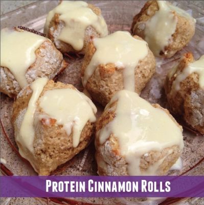 Breakfast Ideas Protein, Cinnamon Rolls Cookies, Protein Cinnamon Rolls, Ripped Recipes, Ideas For Breakfast, Healthy Protein Snacks, Fitness Recipes, Protein Treats, Protein Powder Recipes