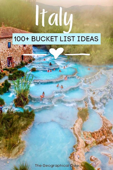 Bucket Wish list for Italy: 100+ Epic Destinations Italy Places To Visit, Love In Italy, Italy Bucket List, Italy Trip Planning, Vacation In Italy, Italy Destinations, Roman Ruins, Things To Do In Italy, Ultimate Bucket List