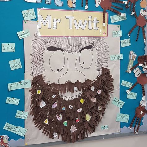 Roald Dahl Sensory Activities, Roahl Dahl Activities, The Twits Roald Dahl, The Twits Activities, Roahl Dahl, Roald Dahl The Twits, Roald Dahl Activities, Ronald Dahl, Roald Dahl Day