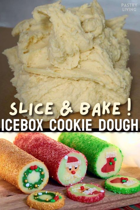 Icebox Cookie Recipe, Icebox Cookies, Cookie Videos, Bake Cookies, Cookie Crumbs, Ice Box, Cookie Mix, Shaped Cookie, Halloween Cookies