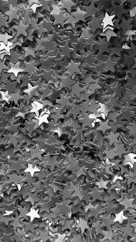 Black And White, Stars, Silver, White, Black