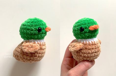 Crocheted Duck Free Pattern, Crochet Bird Free Pattern, Free Duck Crochet Pattern, Crochet Farm Animals Free Pattern, Small Crochet Duck Pattern Free, Pocket Duck Crochet Pattern, Crochet Duck Free Pattern, Rubber Duck Crochet Pattern Free, Duck Crochet Pattern Free