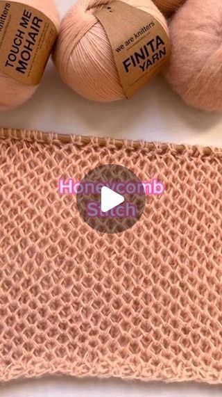 We Are Knitters 🐑✌️ on Instagram: "How to knit the Honeycomb Stitch 🩷 So beautiful!" Knitting Honeycomb Pattern, Knitted Honeycomb Pattern, Knit Honeycomb Pattern, Knit Honeycomb Stitch, Honeycomb Knitting Pattern, Honeycomb Stitch Knitting, Honeycomb Stitch, Knitting Tips, Baby Blanket Knitting Pattern