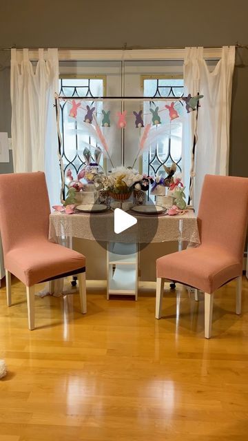 NICE🥾CUTE🥾SET on Instagram: "DRESS IT UP YES YOUR TABLE!Get the chair covers in any color This is the link.  https://amzn.to/3Pxp40L  If you want the display boxes this is the link.  https://amzn.to/4aoj1o1 If you would like the napkins here it is.  https://amzn.to/3TwEeEL  Hope you enjoy#table #tablescape#tablescapes#amazonfinds #amazon #homedecor#dressthetable#springdecor#crafts#floral #floraldesign #napkin#napkinfolding #tabledecor#instagram #instagood #holiday #tablesetting #love#pink" Bunny Tails, Instagram Dress, Spring Bunny, March 27, Holiday Table, Holiday Tables, Display Boxes, Chair Covers, The Chair