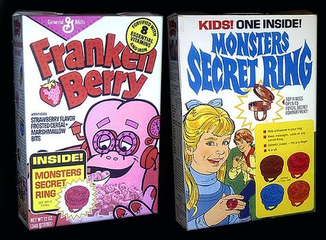 Marshmallow Bits, Cereal Flavors, 70s Toys, Instant Breakfast, Cereal Killer, Iron Ring, Breakfast Snacks, Retro Recipes, Breakfast Cereal