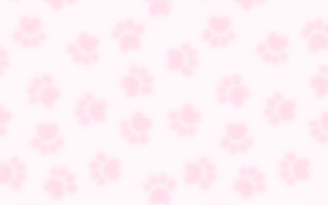 Pink Wallpaper Computer, Desktop Bg, Paw Print Background, Pink Wallpaper Laptop, Paw Wallpaper, Cute Twitter Headers, Kawaii Background, Pink Paws, Paw Pattern