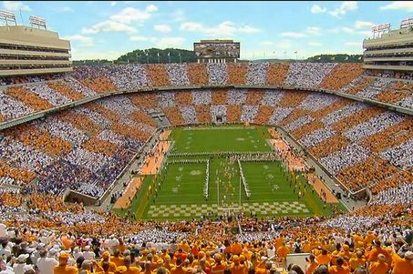 Coolest. Stadium. Ever. University of Tennessee.... GO BIG ORANGE! Vols Wallpaper, University Of Tn, Tn Football, Rocky Top Tennessee, Neyland Stadium, Tennessee Volunteers Football, Football Background, Go Vols, Tennessee Vols