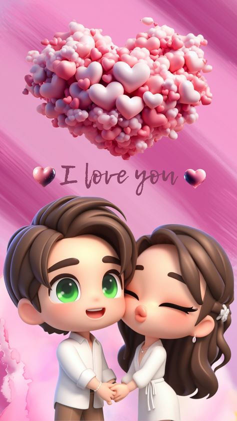 #Couple #Wallpaper #Husband #Wife #Marriage #Pink #Love #Hearts #Kiss Husband And Wife Wallpaper, Wife Wallpaper, Miss You Images, Balloon Heart, I Love My Husband, Baby Birthday Decorations, Jesus Drawings, Birthday Cards For Boyfriend, Cards For Boyfriend