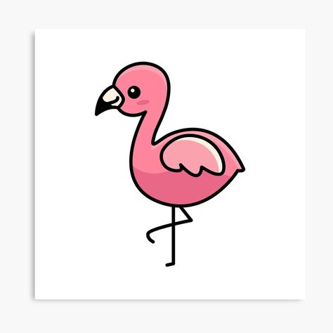 " pink cute flamingo animal kawaii cartoon" Mounted Print for Sale by griconut | Redbubble Flamingo Animal, Cute Flamingo, Kawaii Cartoon, Flamingo, Canvas Prints, Canvas, For Sale, Animals, Pink