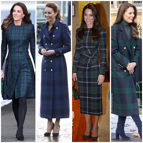 Kate Middleton scotland style tartan/plaid dresses and coats Kate Middleton Coats, Tartan Outfit Women, Scotland Clothes, Kate Middleton Coat, Scotland Style, Plaid Coat Outfit, Kate Middleton Style Outfits, Tartan Plaid Dress, Plaid Dresses