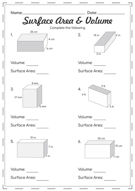 Area And Volume Activities, Worksheets Grade 2, Teaching Volume, Math Paper, Volume And Surface Area, Capacity Worksheets, Volume Activities, Surface Area And Volume, Converting Units