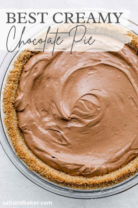 Chocolate Pie Recipe Pioneer Woman, Best Chocolate Pie Recipe, Chocolate Silk Pie Recipe, French Silk Pie Recipe, Silk Pie Recipe, Chocolate Pie Filling, Chocolate Silk Pie, French Silk Pie, Silk Pie