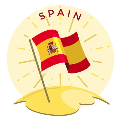 Spanish Flag, Spanish Flags, Spain Flag, Birthday Letters, Flag Svg, Flag Png, Doodle Lettering, Instagram Highlights, Educational Projects